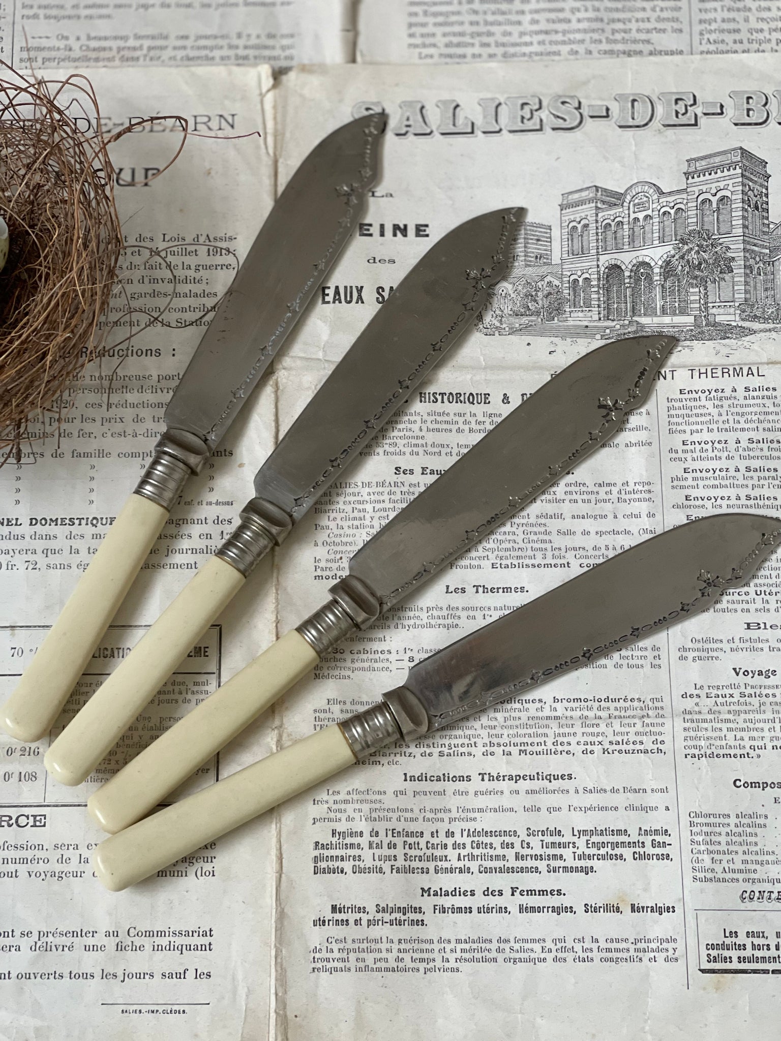 Vintage Fish Knives Set of 4. – Picket Fence Imports